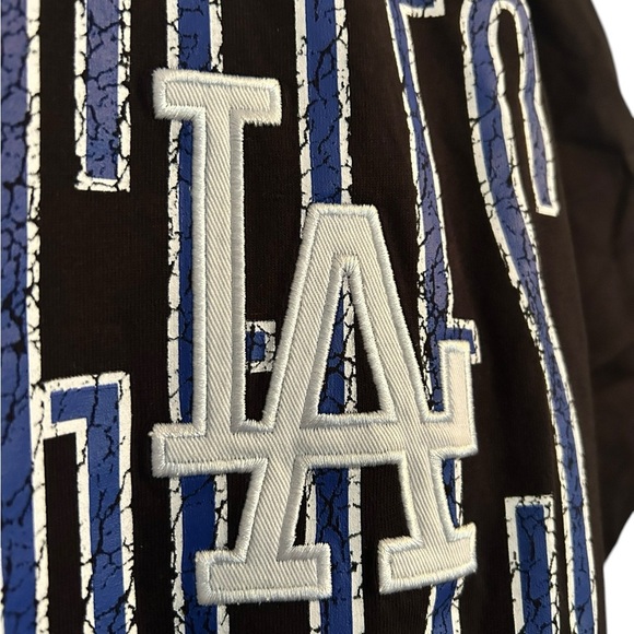 Mitchell & Ness Cooperstown Collection LA Dodgers Black T-Shirt Size Small NWT - Picture 4 of 7